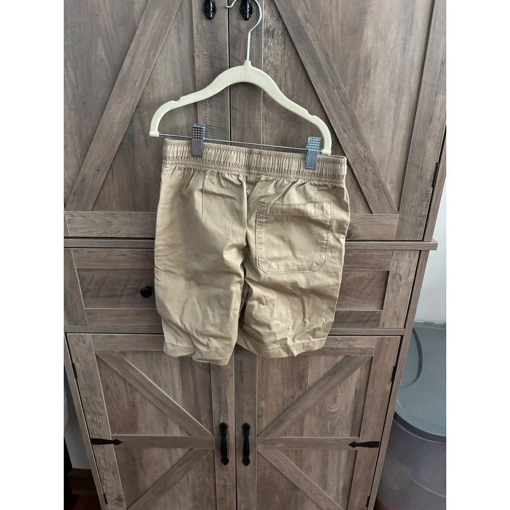 Old Navy Boys Size M 8 Pull On Shorts Bundle Khaki Gray Sage Green 3 Pack